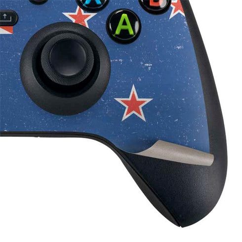 New Zealand Flag Distressed Xbox Series X Controller Skin